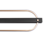 723347 Люстра LODI LED 36W 3240LM ЧЕРНЫЙ 3000K