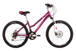Велосипед NOVATRACK 24" JENNY PRO сталь 14'', вишневый, 18 скор.