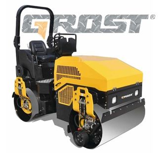 Виброкаток GROST VR3100K тандемный дорожный - [2765 кг / Yanmar 3TNV88]