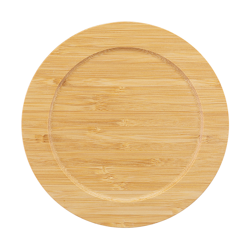 Набор контейнеров для запекания и хранения круглых с крышками из бамбука, 3 шт.