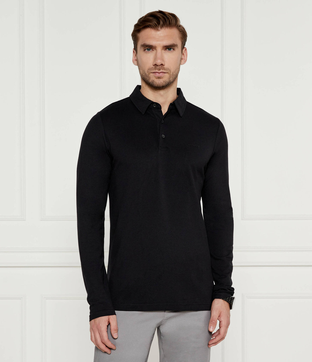 Поло Hechter Paris - черный(74020-142908)