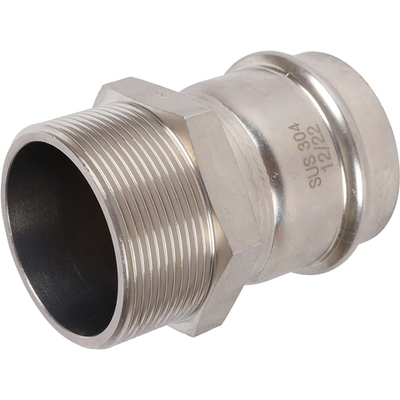 ROMMER Переходник с НР 54x2" из нержавеющей стали прессовой