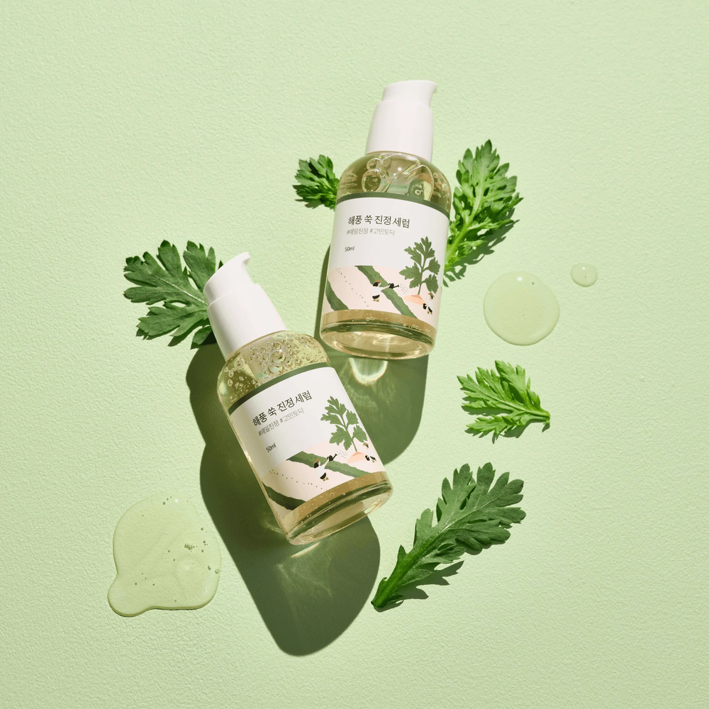 Успокаивающая сыворотка с полынью ROUND LAB Mugwort Calming Serum