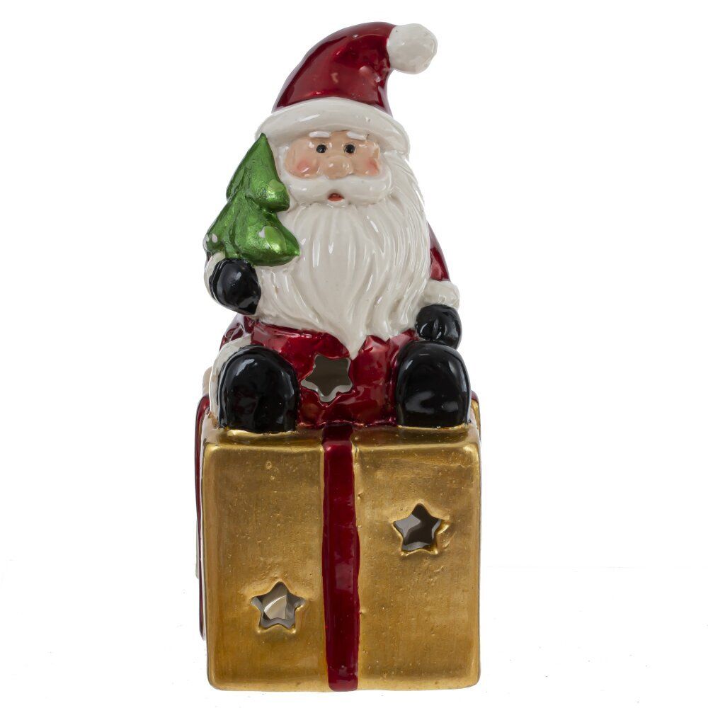 GAEM Фигурка декоративная с подсвет "Ангел/Дед Мороз/Снеговик" (LR44x3), L5,5 W5,5 H12,5 см, 3в.