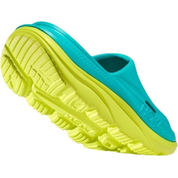Hoka One One Ora Recovery Slide 3 'Blue Yellow'