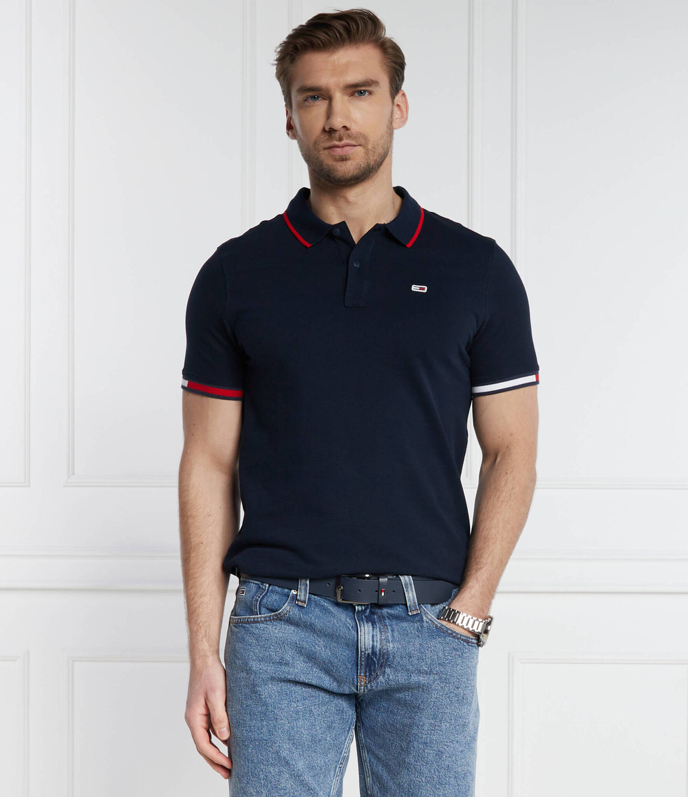 Поло Tommy Jeans - темно-синий(DM0DM12963)
