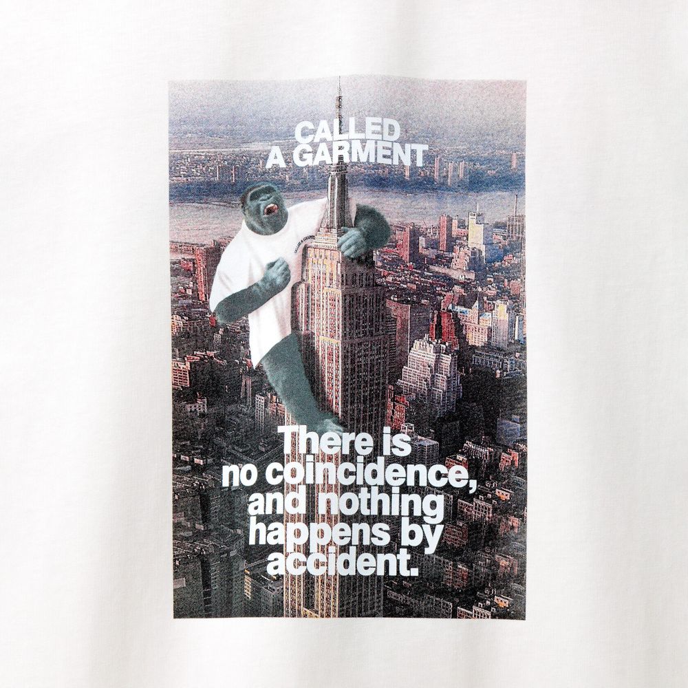 Футболка Called a Garment King Kong молочная