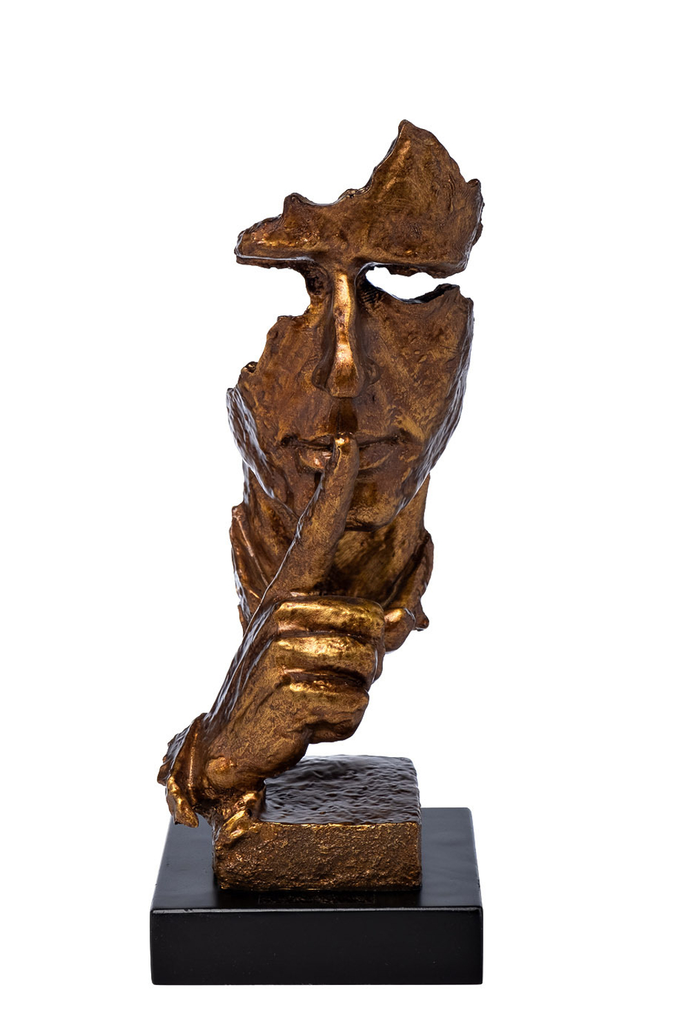 Статуэтка Молчание Garda Decor золотой