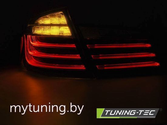 Задние фонари для BMW 5 F10 (10-13) LED Black Chrome LCI Look