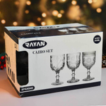 Набор фужеров 6шт 240мл, h15см, d7,7см "Bohemia", RYGХ040/В