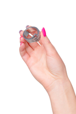 Кольцо под головку пениса Toyfa серебристое 3 см