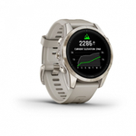 Смарт-часы Garmin EPIX Pro (Gen 2) Sapphire Edition 42 мм, золотистый корпус со светло-песочным ремешком, 010-02802-11