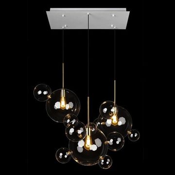 Подвесной светильник 3*Е27 2034-S3 прозрачный Bolle  LOFT IT