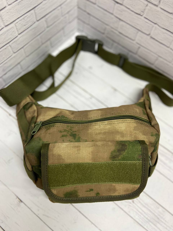 Тактическая поясная сумка / мох