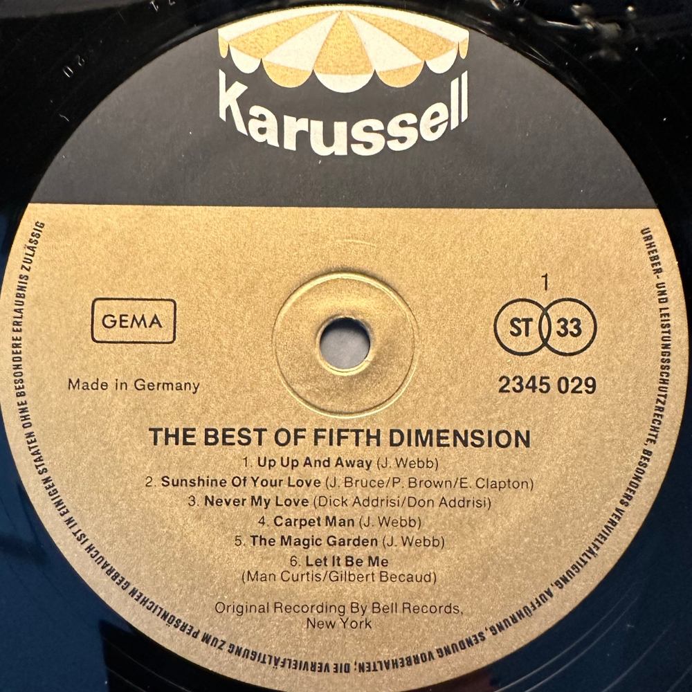 5th Dimension - The Best Of Fifth Dimension (Геомания)