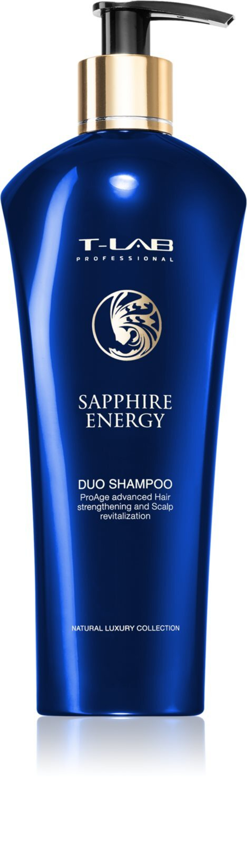 T-LAB Professional Sapphire Energy - укрепляющий и восстанавливающий шампунь для ослабленных, тусклых волос /   300  ml  / GTIN 5060466662544