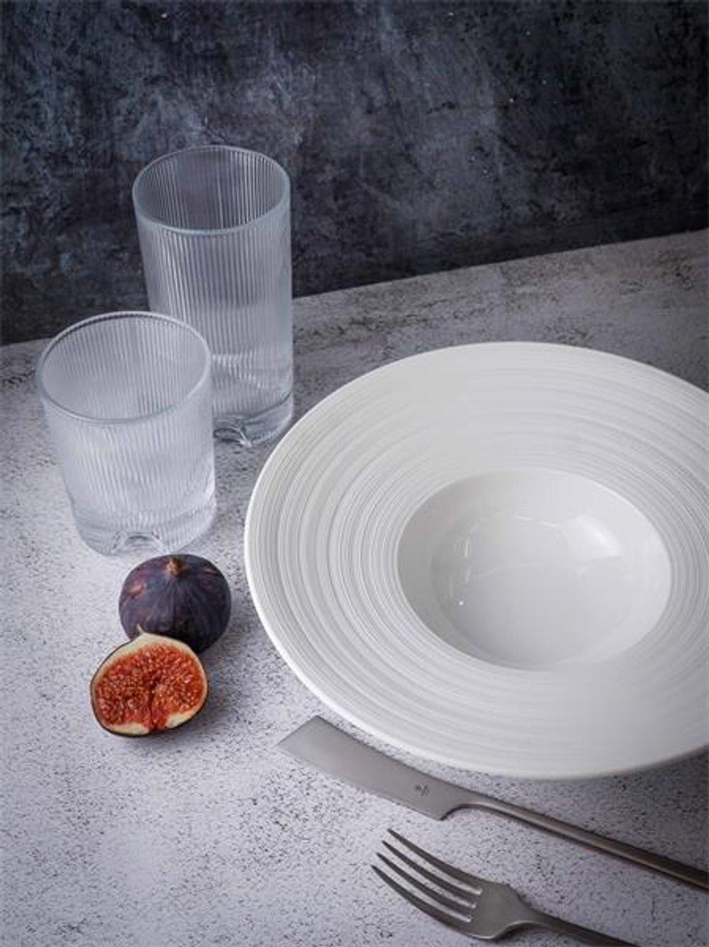 Тарелка глубокая / для пасты 250 мл, d 26 см h 6,5 см, фарфор, Linea