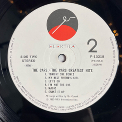 Винтажная виниловая пластинка LP The Cars Greatest Hits (Japan 1985) (No Obi) Drive