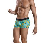 Мужские трусы хипсы голубые с принтом Clever LEMONS TRUNKS 168607