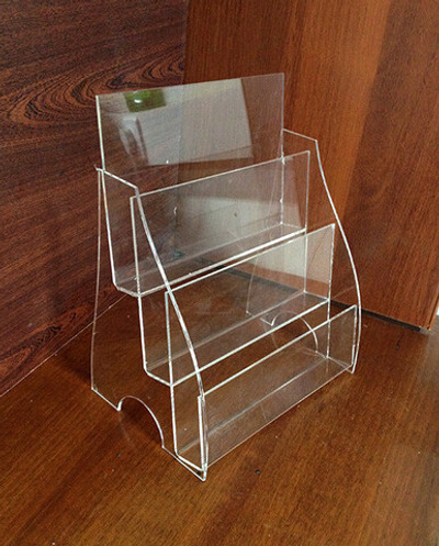 Подставка под буклеты А5 3х ярусная горизонтальная