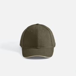 Бейсболка Buffalo, хаки с бежевым