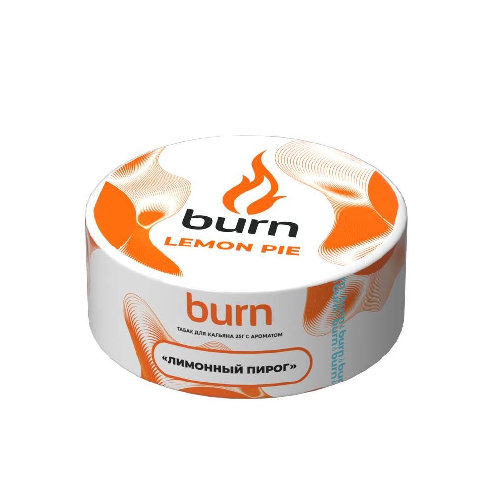 М. Табак для кальяна Burn Lemon Pie  (Лимонный пирог), 25 гр.