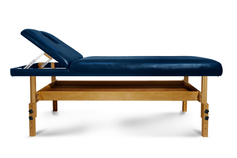 Массажный стол Relax Comfort синяя кожа