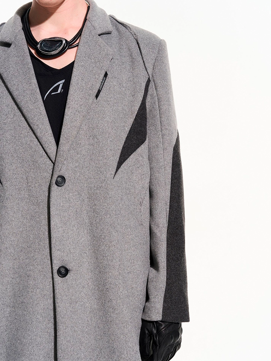 Пальто BLIND "Raw Edges" Wool Coat