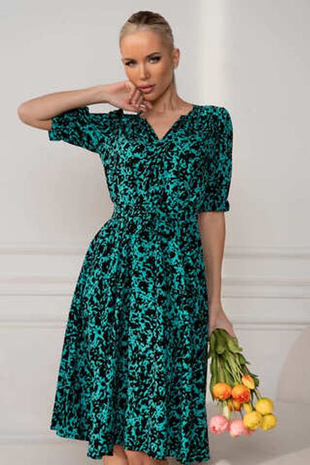 Платье Лагуна (зеленое) П13442-45М LT Collection