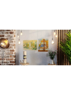 Картины-наклейки на стену для декора интерьерные №65