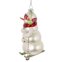 GAEM Украшение новогоднее "Снеговик", L8 W6 H13,5 см