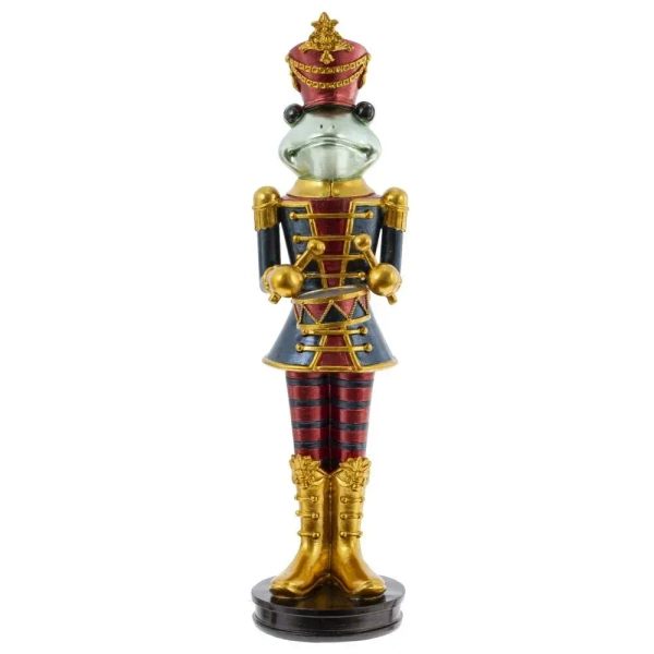 Фигурка декоративная "Солдатик-лягушонок", L9,5 W9,5 H37,5 см
