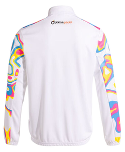 Мужская теннисная кофта Joma Torneo Capsule Full Zip Sweatshirt - белый