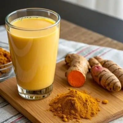 Золотое молоко из куркумы