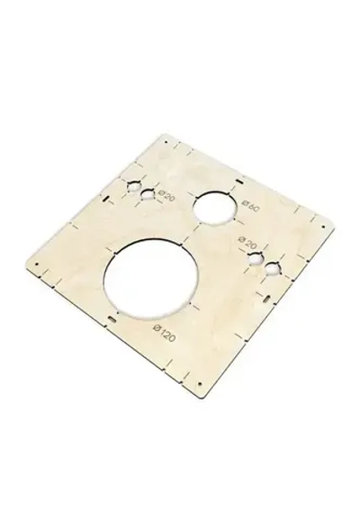 Шаблон для инсталляции 120 мм