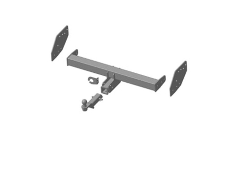 Фаркоп для JMC Vigus 2020- без снятия и подрезки бампера. Тип шара: E (легкосъемный шар под квадрат). Нагрузки: 1500/60 кг, (без электрики в комплекте) - 8031 Трейлер