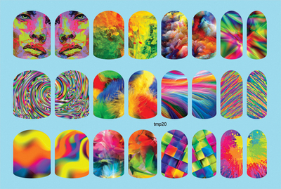 Термопленка ALLURE Арт.tmp20 Набор 24 шт