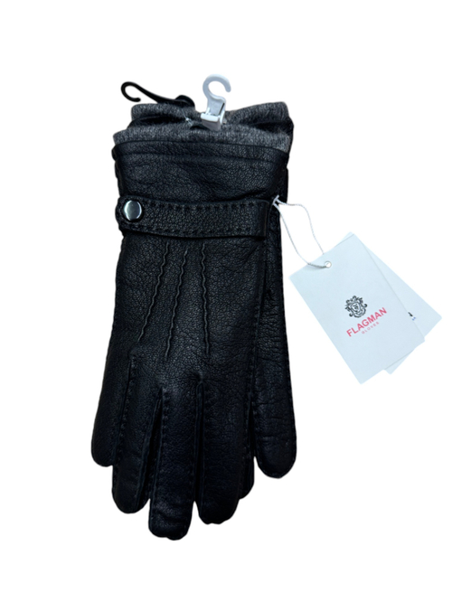 Перчатки.Женские.Кожаные. Кожа оленя. Подклад: трикотаж-шерсть. 5 шт в упаковке.