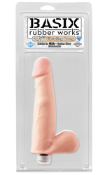 Вибратор реалистичный Vibrating Dong 7,5'' (Цвет: телесный)