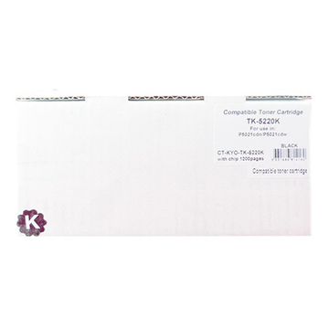 Тонер-картридж ELP, аналог Kyocera TK-5220K для Ecosys P5021/P5021/M5521/M5521 black (1.2K)