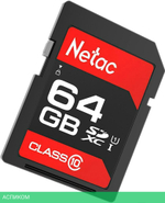 Карта памяти Netac P600 Standard SD 64GB (NT02P600STN-064G-R)