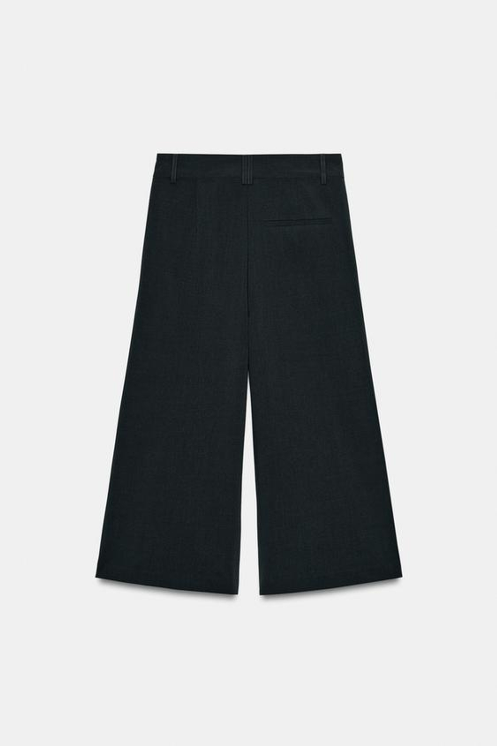 ZARA ШИРОКИЕ ШОРТЫ СО СКЛАДКАМИ, АНТРАЦИТОВО-СЕРЫЙ