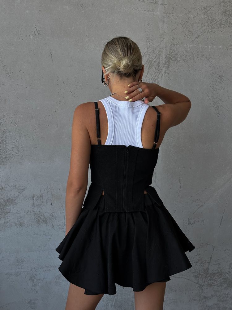 Юбка-шортики Belle Black