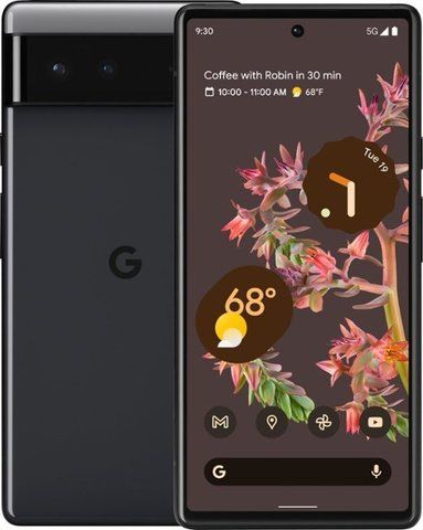 Смартфон Google Pixel 6 128GB Stormy Black, Черный (USA, Global)