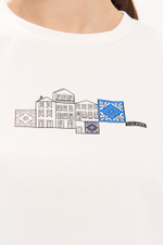 23405 Футболка женская (молочный)