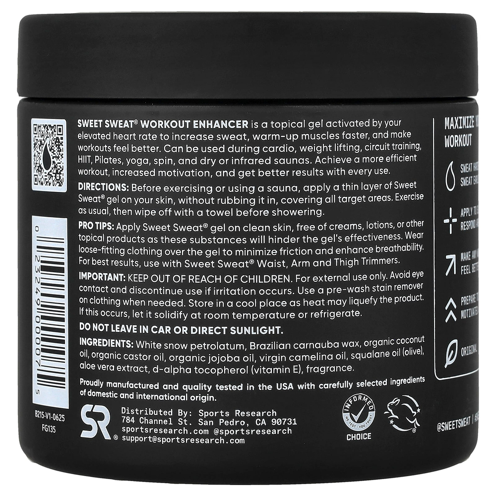Sports Research, Sweet Sweat®, добавка для тренировок, оригинальный вкус, 383 г (13,5 унции)