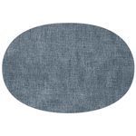 Салфетка подстановочная овальная двухсторонняя fabric, синяя