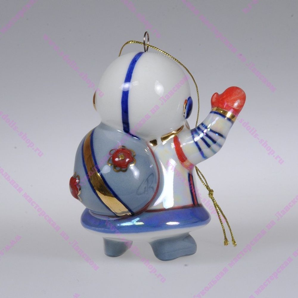 Ёлочная игрушка "Дед Мороз-космонавт"