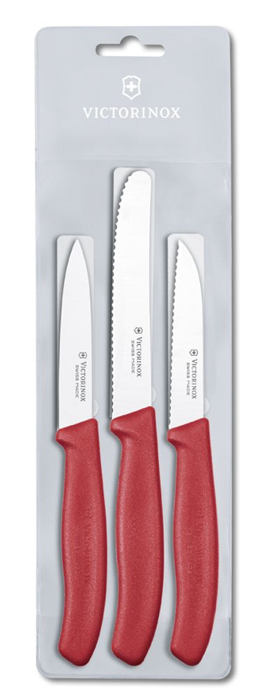 Набор Victorinox кухонный, 3 предмета, красный