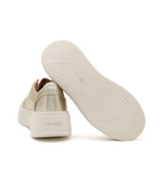 Кожаные кроссовки TWINSET - золотой(241TCP060)